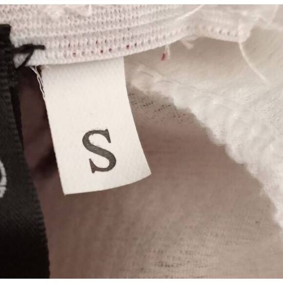 SUCREFAS WHITE & PINK FLORAL COLD SHOULDER DRESS SZ.S EUC. - Picture 11 of 12